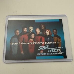🇩🇪 1992 Star Trek TNG Foreign Language Trading Card - 🇩🇪 German #01C